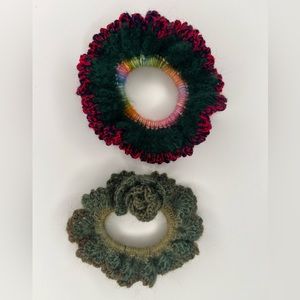 Hand crocheted scrunchie